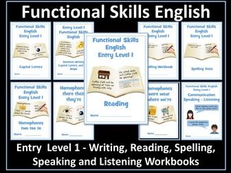 Functional Skills English Entry Level 1 Resources