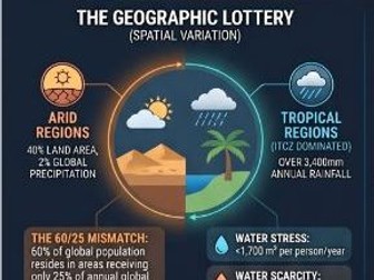Deluxe Package: 9696 (2027) Spec 5.1.1: Patterns of water resources, spatial variations...