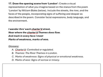 AQA Power and Conflict recall starter activity booklet
