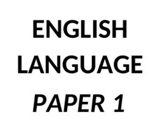 AQA Language Paper 1 mock papers (Bundle 3)