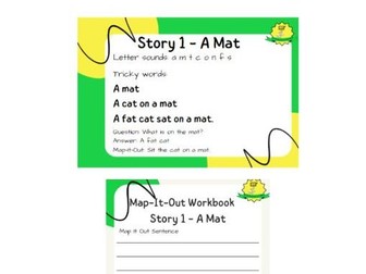 Early Years Reading and Early Writing Sentence Stories and Workbook