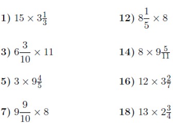 multiplying and dividing mixed numbers and whole numbers worksheets multiplying mixed numbers and whole numbers worksheet with solutions