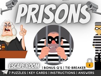 US Prison System Escape Room