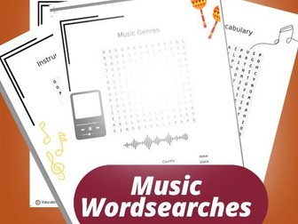 Music wordsearch