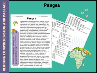 Pangea: Engaging Reading Passage with Insightful Questions
