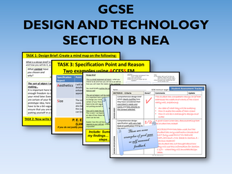 2021 AQA DT GCSE NEA Guide to Section B