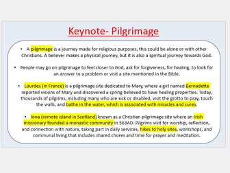 Pilgrimage in Christianity (Lordes & Iona)