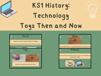 Toys Old and New Lesson KS1 History