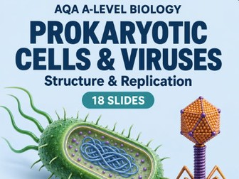 AQA A-Level Biology: Prokaryotic Cells & Viruses PowerPoint