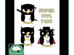owl clipart superowls ninja