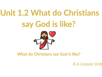 Title KS1 RE Unit 1.2 – What Do Christians Say God Is Like? (6 Complete Lessons + Resources)