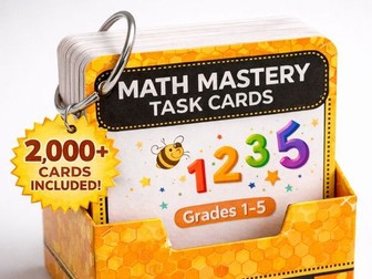 2000+ Elementary Maths Task Card bundle