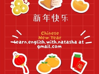 CHINESE NEW YEAR reading comprehension text