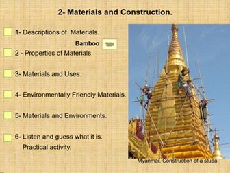 Architecture 2: Materials in construction