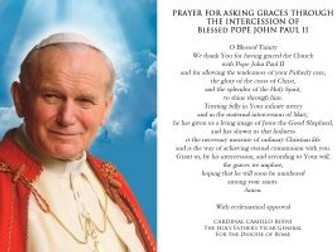 Pope John Paul II's Theology of the Body AQA spec B