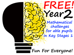 FREE Year 2 Mathematical Challenges For Able Pupils PowerPoint Presentations