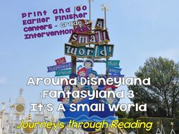 Journeys through Reading: Grade 5: Disneyland - It's a Small World Non-Fiction