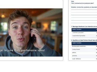 GCSE French - Ideal partner