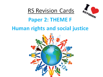 REVISION CARDS - AQA A RS - Humans Rights and Social Justice: Paper 2
