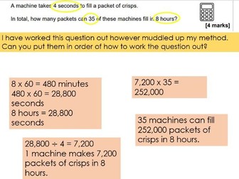 Problem Solving GCSE Maths Questions: Foundation