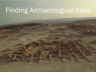 Finding Archaeological Sites