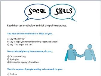 SEN Social Skills Activities Bundle
