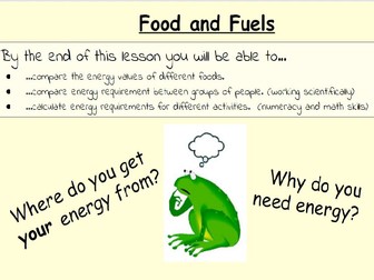 Food as Fuel