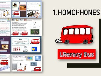 1. Literacy Bus: Homophones for KS2/3