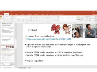 Edexcel A Level Psychology - Criminal - Ethical Interview