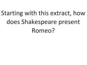 AQA Exemplar Model Answer: Examining Romeo in Romeo and Juliet