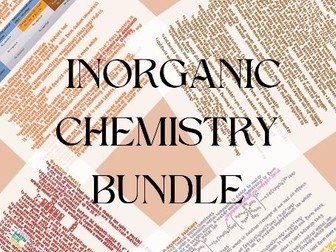 AQA AS-level/A-level Inorganic Chemistry full revision notes