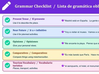Y8 Spanish Holiday Brochure Project – End of Year