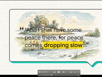 Video analysis Yeats - 3 poems