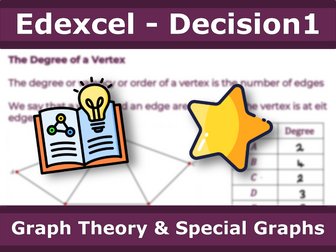 Edexcel Decision 1 - Graph Theory & Special Types of Graphs
