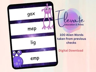 100 Alien Words from Previous Checks