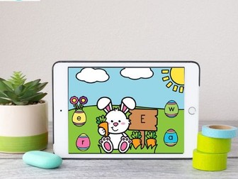 Easter Bunny Letter Matching