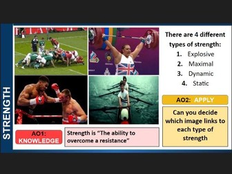 NEW AQA GCSE PE(9-1) - Physical Training - Components of Fitness & Fitness Tests full unit of work
