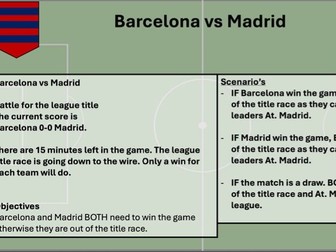 Football Scenario - DERBY DAY EDITION (Pack of 4)