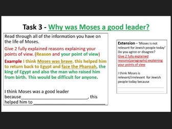 Moses and The Exodus