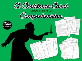 A Christmas Carol | Stave 1 Comprehension Part D