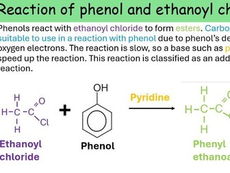 WJEC A level chemistry 4.3 Alcohols and phenols powerpoint lessons for entire topic