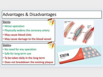 Blood, Blood Vessels, The Heart, Coronary Heart Disease & A Faulty Heart (4 lessons)