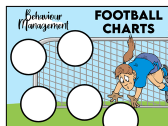 Behaviour Management Football Sticker Charts