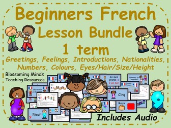 French Lesson Bundle (1 term) Beginners