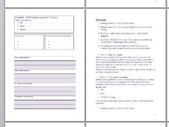 Key Stage 3 PE Physical Education Assessment Booklet