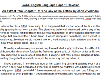 AQA GCSE English Language: four mock Paper 1s