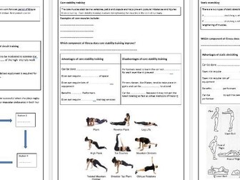 BTEC TECH (2018) award in Sport Component 2 - exam - student booklet