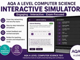 AQA A-Level 4.9 The Internet Simulation