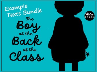 The Boy at the Back of the Class: Example Text BUNDLE