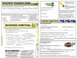 OCR Business Studies 9-1 GCSE Public/Private businesses, Stakeholders, Survival
